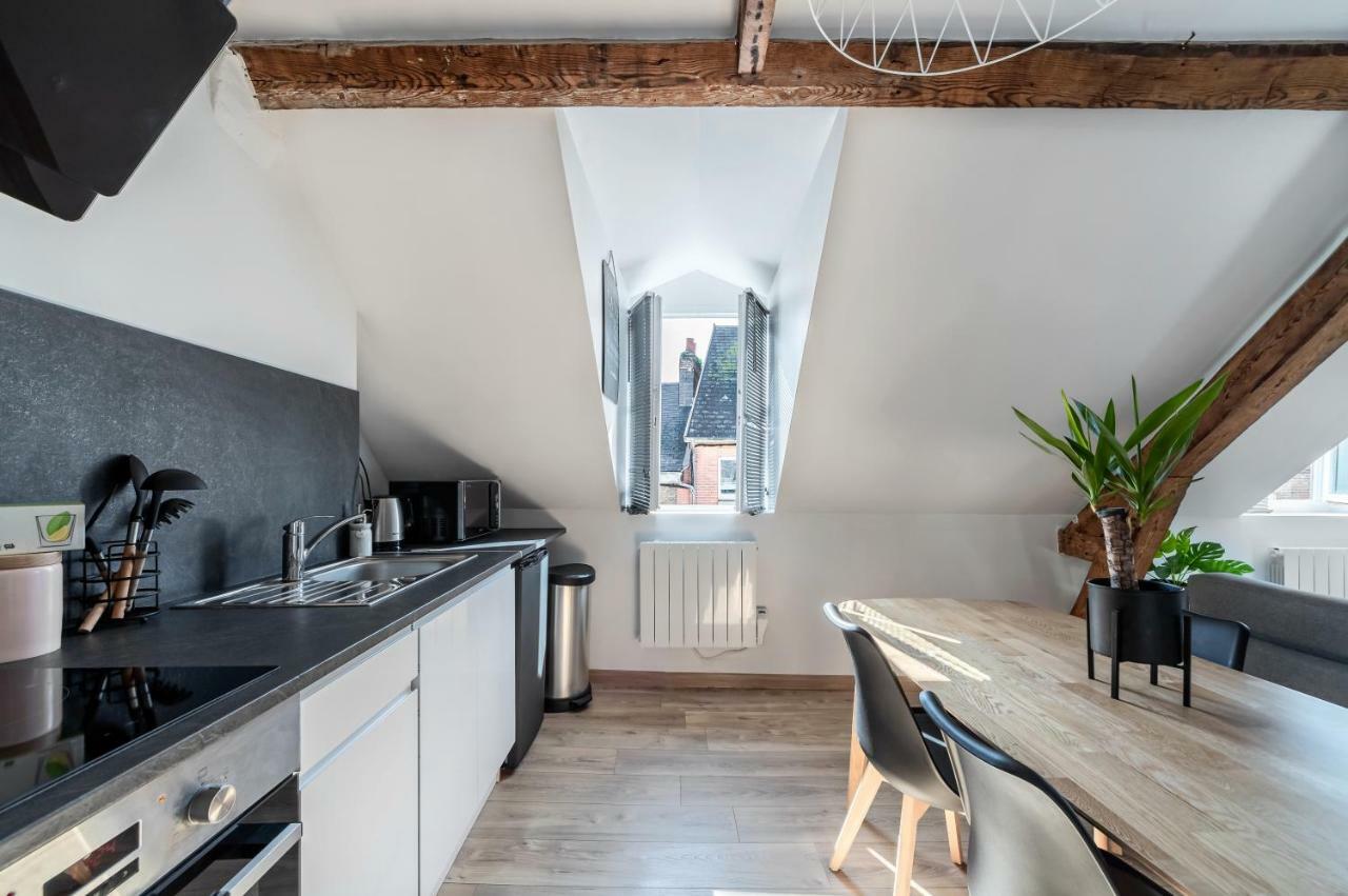 Appartement Cosy*** Centre Historique Dieppe - Rue Pietonne A 200M De La Plage Exterior foto